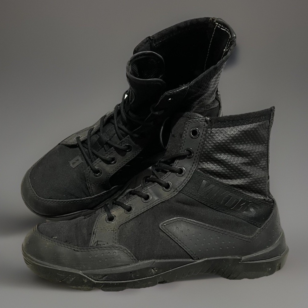 Viktos Johnny Mens Black Waterproof High Top Tactical Combat Boots Size 10.5